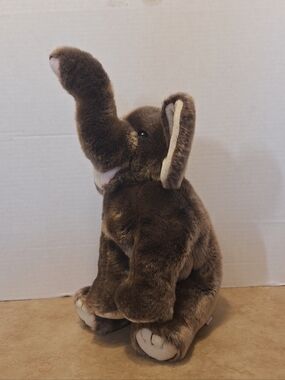 Ty 2001 Beanie Buddies TRUMPET Elephant Buddy Brown 16" Plush Stuffed